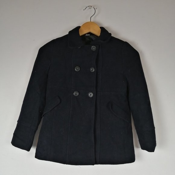 🖤2/30$ -- Unisex Black Caban Coat for Kids (9-10 years) - Picture 2 of 4